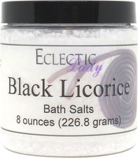Black Licorice Bath Salts by Eclectic Lady