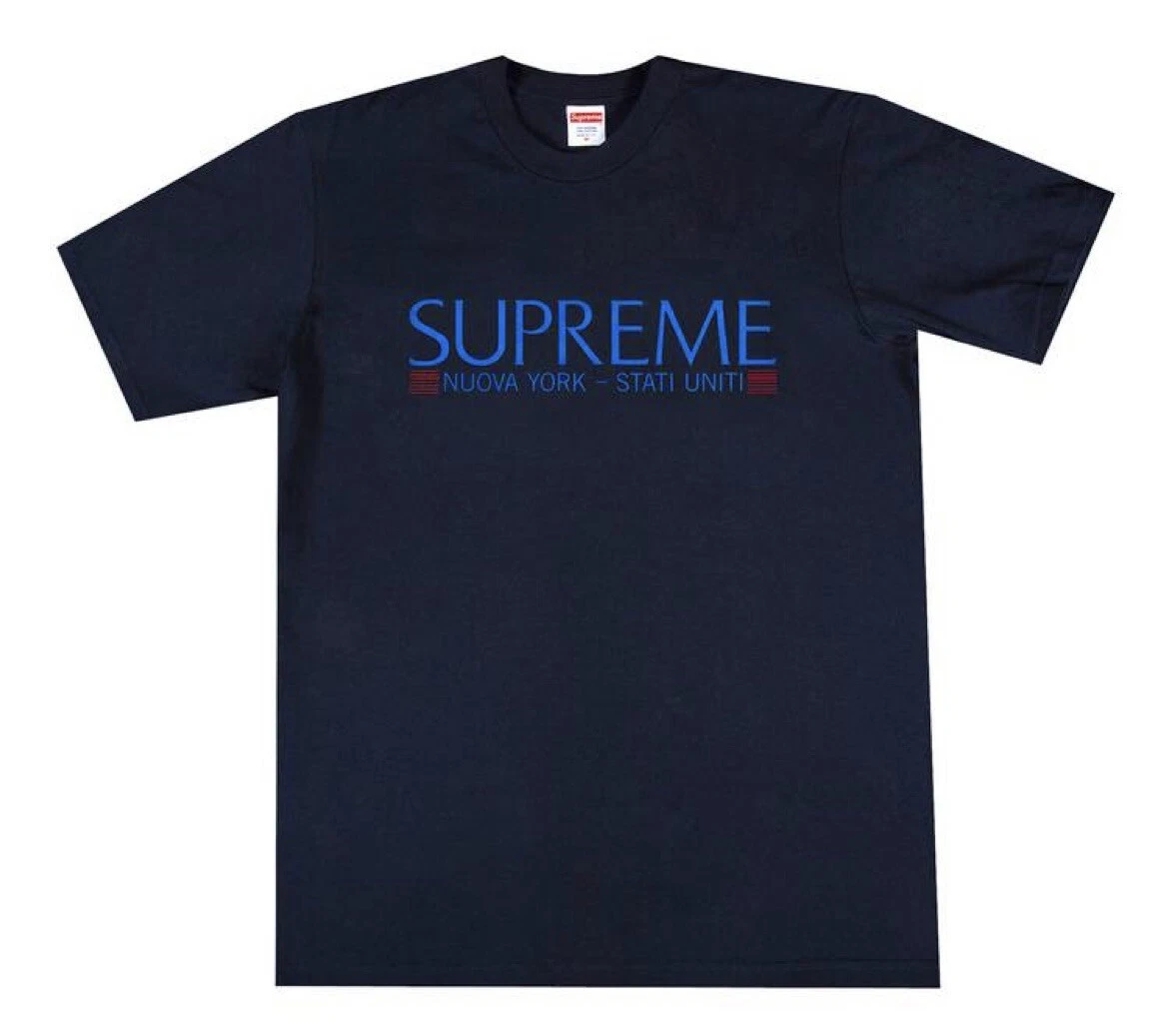 T shirt moyen Supreme Navy « New York »