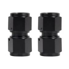 LokoCar 10AN Female to Female Straight Swivel Coupler Union Fitting Adapter 2Pcs