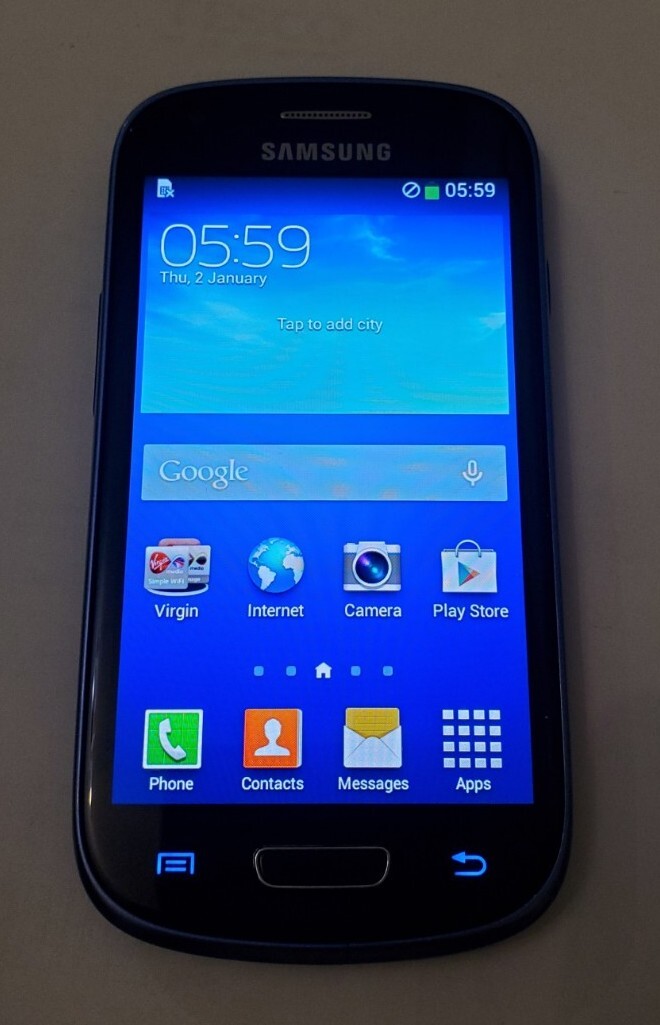 Samsung Galaxy S3 Mini Gt I8200n Rooten Samsung Galaxy S III Mini GT-I8200N Smartphone - Pebble Blue