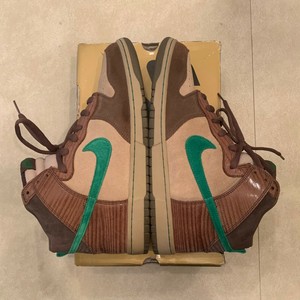 nike sb dunk high wood deck