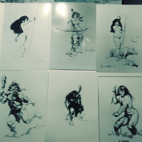 FRAZETTA, 35 - 4x6" PHOTOS OF SKETCHES, AND 1 LIFESIZED REPRO, VINTAGE NEW, MINT - Picture 5 of 15