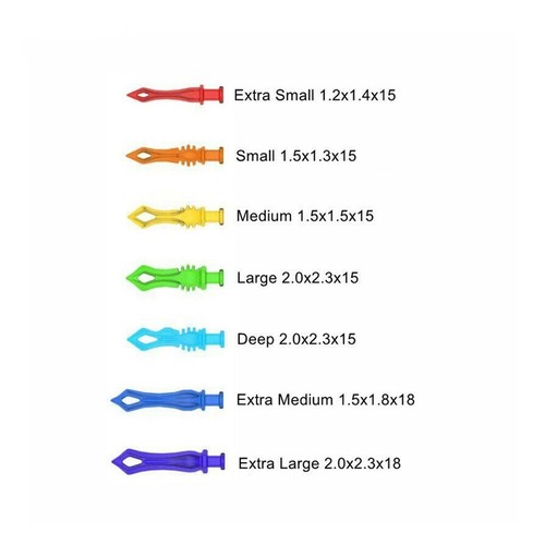 Dental Diamond Wedges Matrix Diastema Adaptive Interdental Teeth Wedge 210Pc/Box - Picture 2 of 9