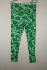 NWT LuLaRoe Tall Curvy TC Leggings St. Patrick's Green Lucky Symbols Charms