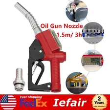 1inch Fuel Gasoline Diesel Petrol Oil Delivery Gun Nozzle Dispenser & Flow Meter