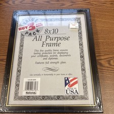 VTG NOS Frame 3-Pack National Picture And Frame Co Made In USA 8x10 Sealed