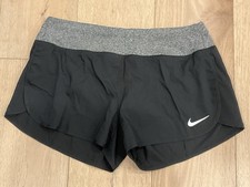NIKE Dri-Fit Black Grey Shorts w/Black Under Shorts. 719582. Size Med. NEW.