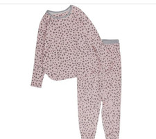 Long Sleeve Pajama Set in Brushed Sweater Knit by Cuddl Duds NWT