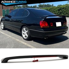 For 98-05 Lexus Gs300 01-05 Is300 Trunk Spoiler Wled Brake Light Gloss Black