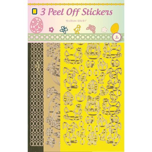 JEJE Peel Off Stickers 3pcs - Easter 3.9911