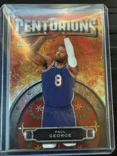 PAUL GEORGE 2024-25 TOPPS FINEST CENTURIONS CASE HIT SSP A Q3882
