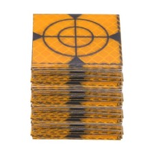 80pcs Survey Reflector Sheets 40mm Self-adhesive Survey Target Mark, Yellow