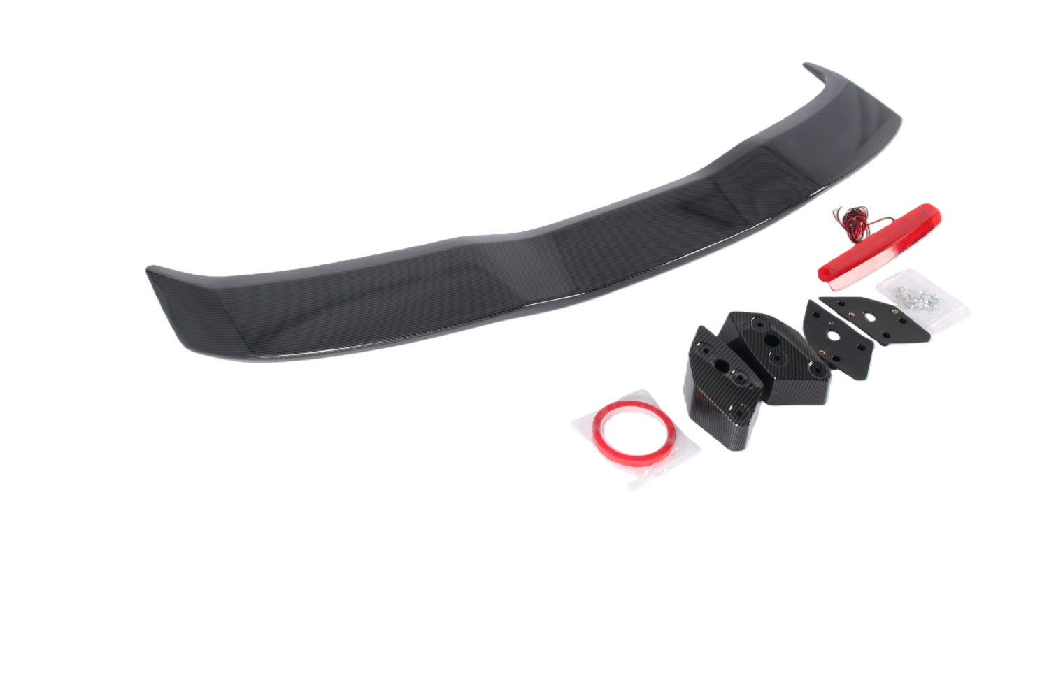 Carbon Fiber Rear Trunk Spoiler Lip Roof Tail Wing 53" For Maserati GranTurismo