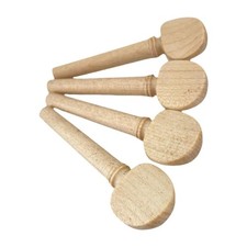 4x Violin Tuning Peg Portable Easy Installation Replace Part Wooden Peg