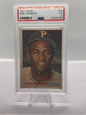 1957 Topps Roberto Clemente #76 (Bob on card) PSA 5