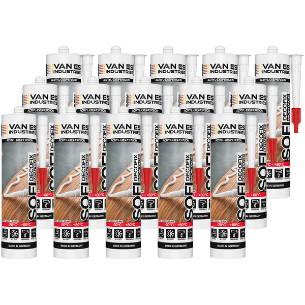 Van Es Montagekleber Extra Stark 5 X 310Ml Baukleber Haftstark 130Kg/M2-image