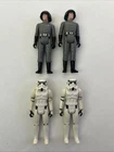 Lot 4 1977 Vintage Star Wars Stormtrooper Figure Kenner Star Destroyer Commander