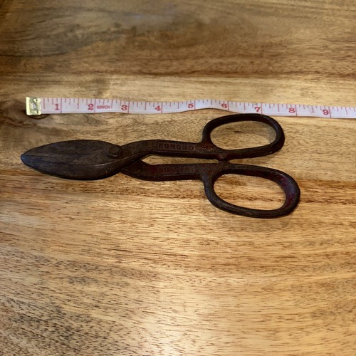 Vintage Forged USA Tin Snips