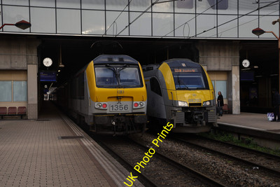 Photo SNCB Belgian Railway 6x4 Class 13 1356 waits at Brussells-Midi c2023 P3