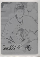 2018-19 Upper Deck CHL Printing Plate Black 1/1 Joachim Blichfeld #39 n7r