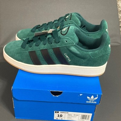 Adidas Campus 00s Forest Green Shoes With fat green & black laces! mens 10