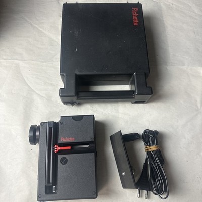 Vintage Fichette MicroFilm Projector With Case UNTESTED.