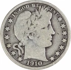 1910 Barber Silver Half Dollar VG Uncertified #219