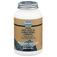 Sprayon LU620 Anti-Seize Compound 8 oz Brush Top Canister Lubricant - S62008000