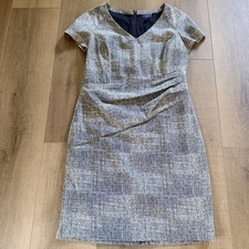 NYDJ Womens Sheath Dress Size 12 Lift Tuck Technology Tweed Secretary Career