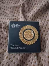 2016 £1 The Last Round One Pound Silver Proof Piedfort Coin Boxed Royal Mint