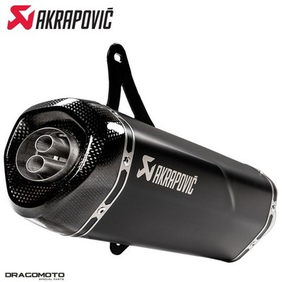 Auspuff Vespa GTS 300 I.E. ABS Super Tech 2019-2020 AKRAPOVIC Schwarz S-VE3SO9-H...