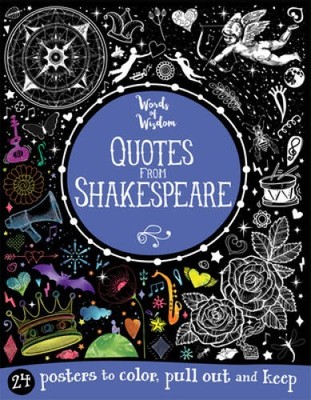 Quotes from William Shakespeare : 24 Posters to Color (Word - VERY GOOD
