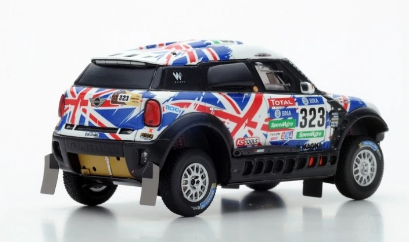 TSM MODEL - MINI All4 Racing #323 X-raid Team Hunt-Schulz 10° Rally Dakar 201... - Immagine 3 di 4