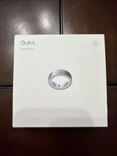 Oura Ring 4 - Smart Ring - Silver - Size 9