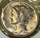 1941 Mercury dime BU silver