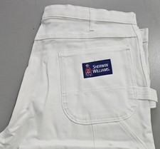 Dickies Sherwin-Williams White Utility Pants Painter Workwear Men 40x32 New NWT