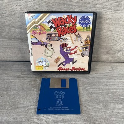 Wacky Races 16 Bit Hanna Barbera Amiga Spiel guter Zustand OVP ohne Anleitung