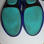 Tieks Metallic Sapphire Blue Leather Ballet Flats Women's US Size 10 — photo 3