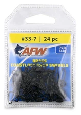 75 Pound Test Coastlock Snap Crane Swivels 24 Pieces Durable Fishing Gear