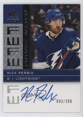 2022-23 SP Authentic 2002-03 Retro Future Watch Nick Perbix Rookie Auto RC 11pm