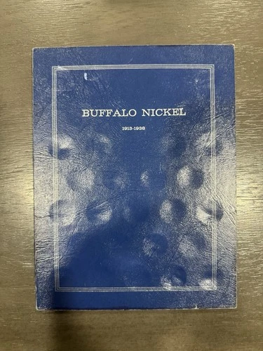 Buffalo Nickel Book with 14 coins