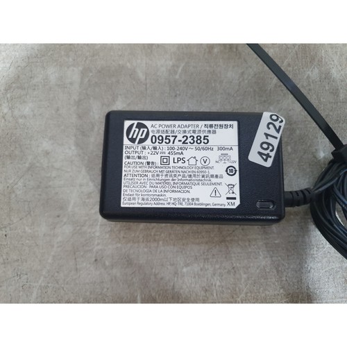 HP 0957-2385 Netzteil AC Adapter schwarz 22 Volt 455mA kompakt für Laptops
