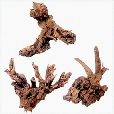 Natürliches Mopani Holz Aquarium Aquarium Dekoration Treibholz 15-25cm 