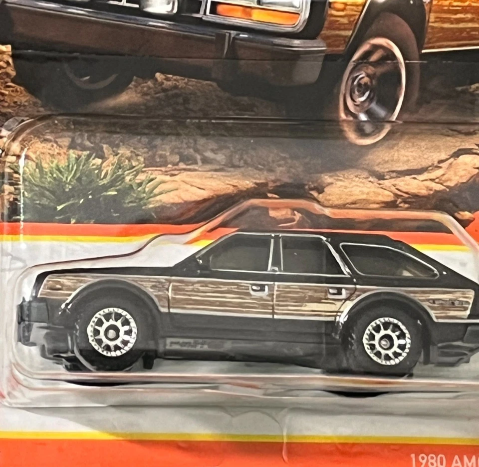 Matchbox 1980 AMC Eagle Wagon 70th Anniversary 22/100 Brown Wood Panel SUV 1:64 - Image 3 of 4