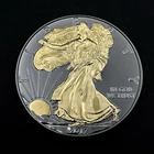 National Collector's Mint 2017 1oz 999 Silver Eagle Gold Ruthenium Proof