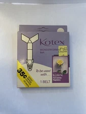 1980 Kotex Wonderform Belt For Feminine Napkins - Vintage Feminine Hygiene! NOS