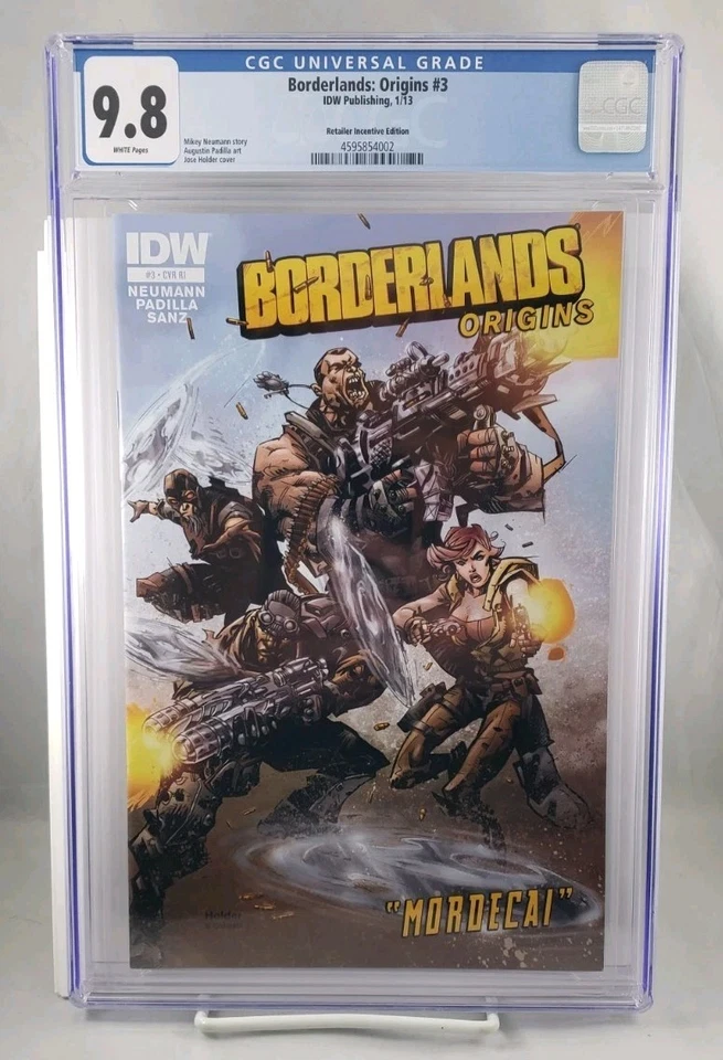IDW Borderlands Origins CGC Set #1-4 PLUS #1-4 Cover A & #1 Fall of Fyrestone - Image 4 of 4