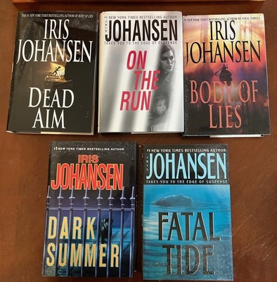 Iris Johansen Thriller Lot   5 Hardcover Books   Suspense / Mystery Bundle