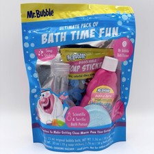 Mr Bubble The Ultimate Pack Of Bath Time Fun Fizzer Potion Soap Stickers Science