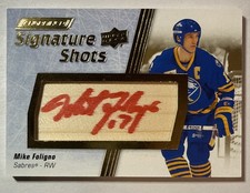 MIKE FOLIGNO 2024-25 Engrained Icons AUTO Signature Shots UD #SS-MO Upper Deck !